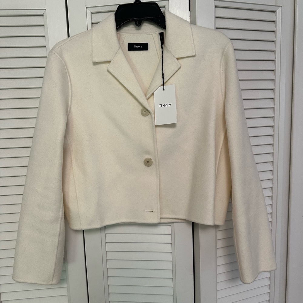 Theory Cream Women's Blazer NWT - Picture 4 of 7